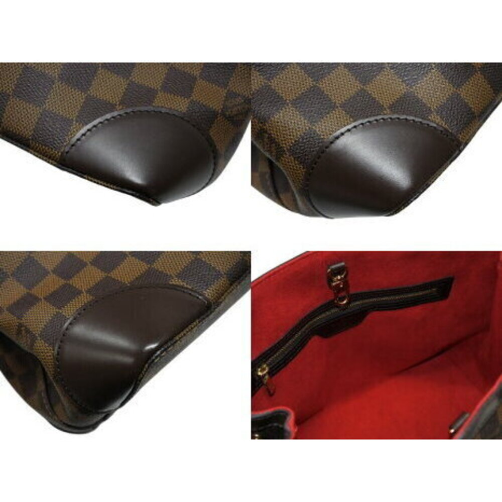 Louis Vuitton Damier Hampstead handbag brown logo - Picture 7 of 8